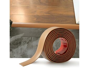 Zelfklevende Overgangsstrip PVC Lichtbruin (37% Korting) - 5cm x 1.2M