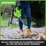 Accu Bladblazer & Bladzuiger 48V (2x 24V) - 30% Korting!