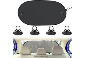 Universeel Zonnescherm Achterruit Auto 100x50 cm - 54% Korting