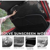 Universeel Zonnescherm Achterruit Auto 100x50 cm | 50% Korting | UV-Bescherming