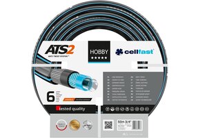 Tuinslang 50m Zwart 3/4" UV-bestendig met Anti-Knik Systeem - 41% Korting