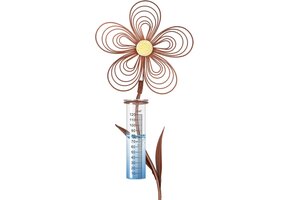Regenmeter Tuin Bloem Roestlook 110cm - 37% Korting