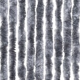 Vliegengordijn Chenille Zilver 90x200 cm - 33% Korting!