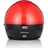 Jethelm Motor/Scooter Zwart Rood Maat S - ECE 22-06 Gekeurd, Lichtgewicht (1.2 kg)