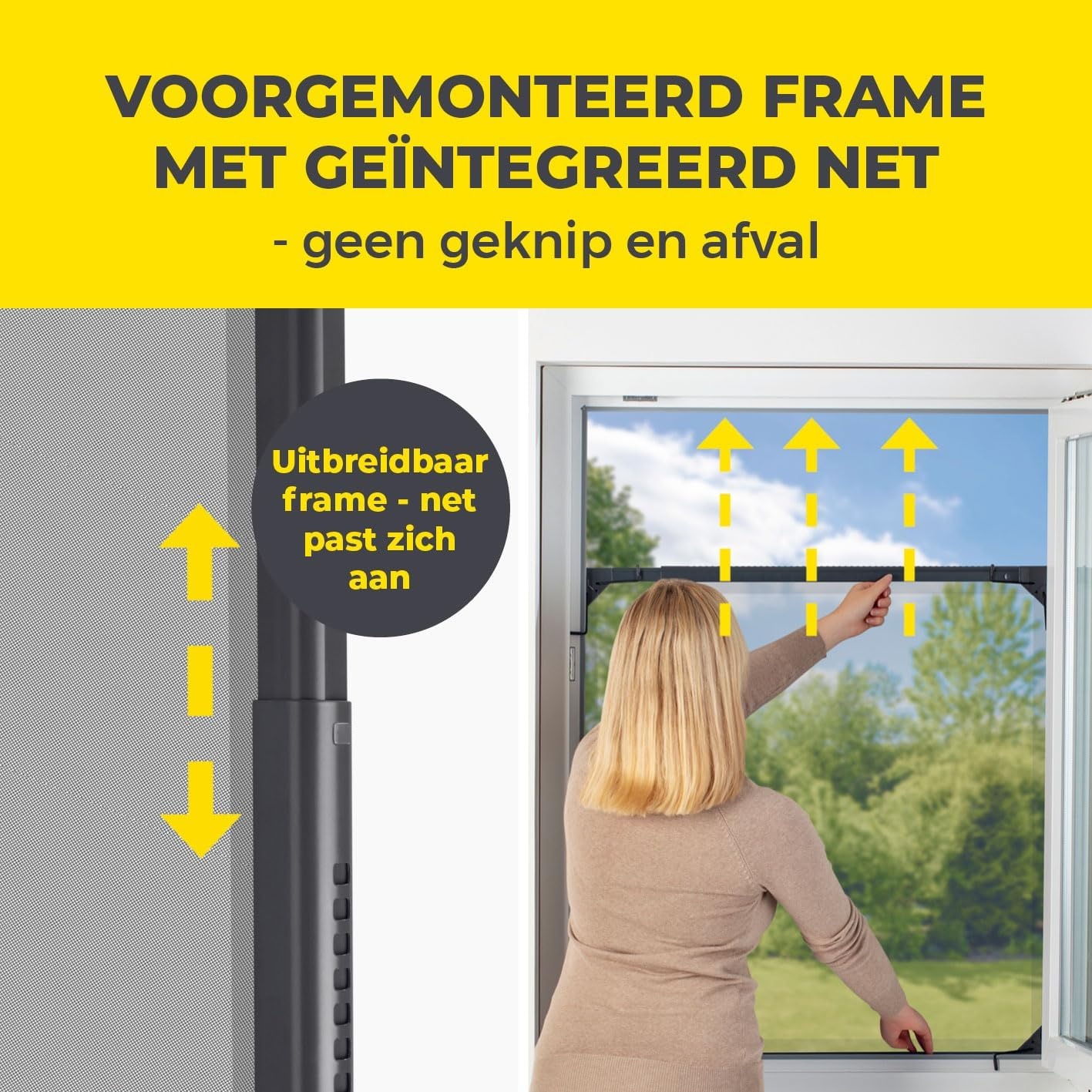 Telescopische Hor voor Ramen - Zonder Boren - 33% Korting