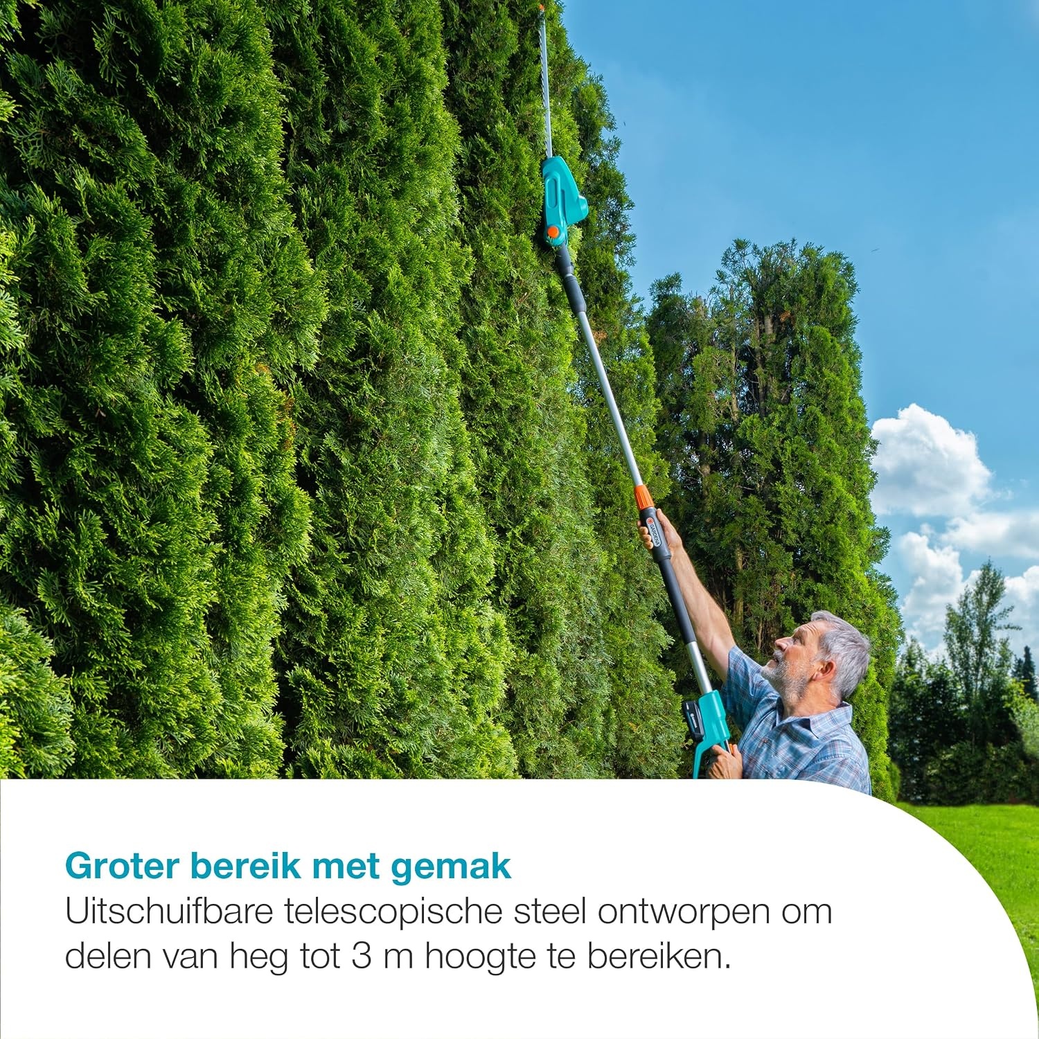 Gardena Accu Telescopische Heggenschaar THS 42/18V - 34% Korting
