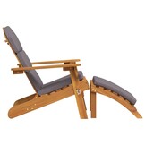 vidaXL Tuinstoel Adirondack met voetensteun massief acaciahout