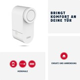 Slimme deurslotaandrijving LOXERIS One - Wit - 35% Korting