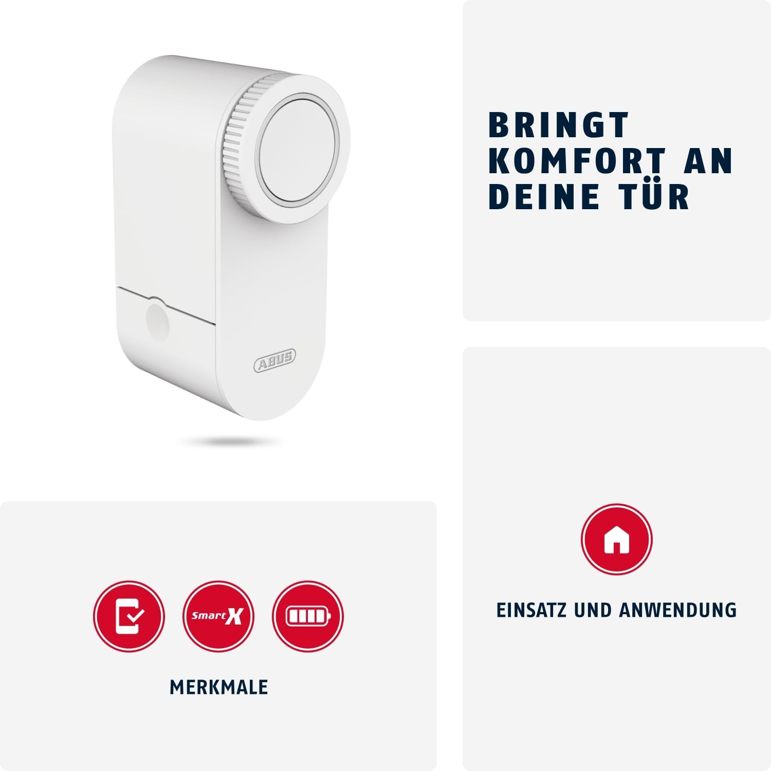 Slimme deurslotaandrijving LOXERIS One - Wit - 35% Korting