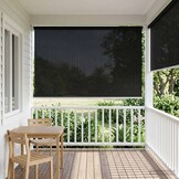 Buitenrolgordijn Zwart 80x230cm - 33% Korting