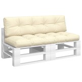Palletkussens Set 2 st. Crèmekleurig - 34% Korting