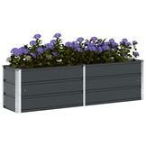 Plantenbak Staal Antraciet 160x40x45cm - 34% Korting