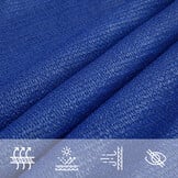 Blauw Rechthoekig Zonnezeil 4x5m HDPE - 33% Korting