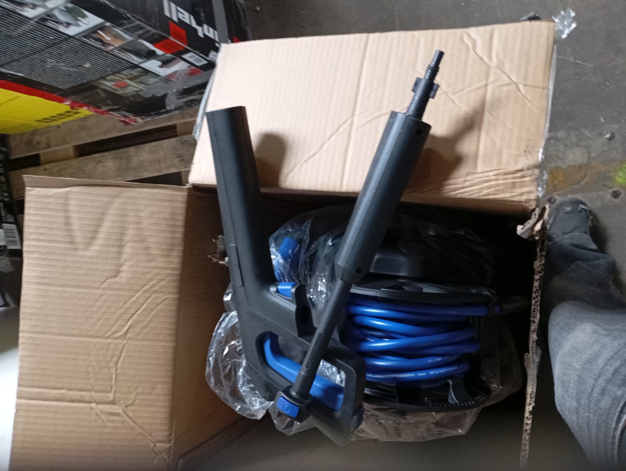 Hogedrukreiniger e-4 TWIN FLOW D 150 bar Blauw/Zwart - 59% Korting