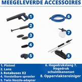 Hogedrukreiniger e-4 TWIN FLOW D 150 bar Blauw/Zwart - 59% Korting