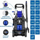 Hogedrukreiniger e-4 TWIN FLOW D 150 bar Blauw/Zwart - 59% Korting