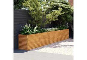 Verhoogde Cortenstaal Plantenbak 482x50x69 cm - 34% Korting