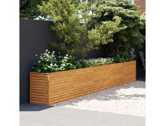 Verhoogde Cortenstaal Plantenbak 482x50x69 cm - 34% Korting