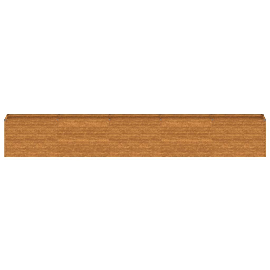 Verhoogde Cortenstaal Plantenbak 482x50x69 cm - 34% Korting