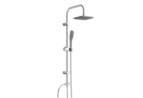 Douchesysteem 2-in-1 Chroom - 33% Korting