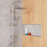 Douchesysteem 2-in-1 Chroom - 33% Korting