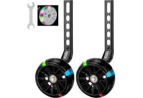 Fietstrainingswielen Kinderfiets 12-20 inch Zwart - 47% Korting