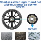 Zwarte Oefenwielen Kinderfiets 12-20 inch | 37% Korting | Zwaar Belastbaar, Extra Breed