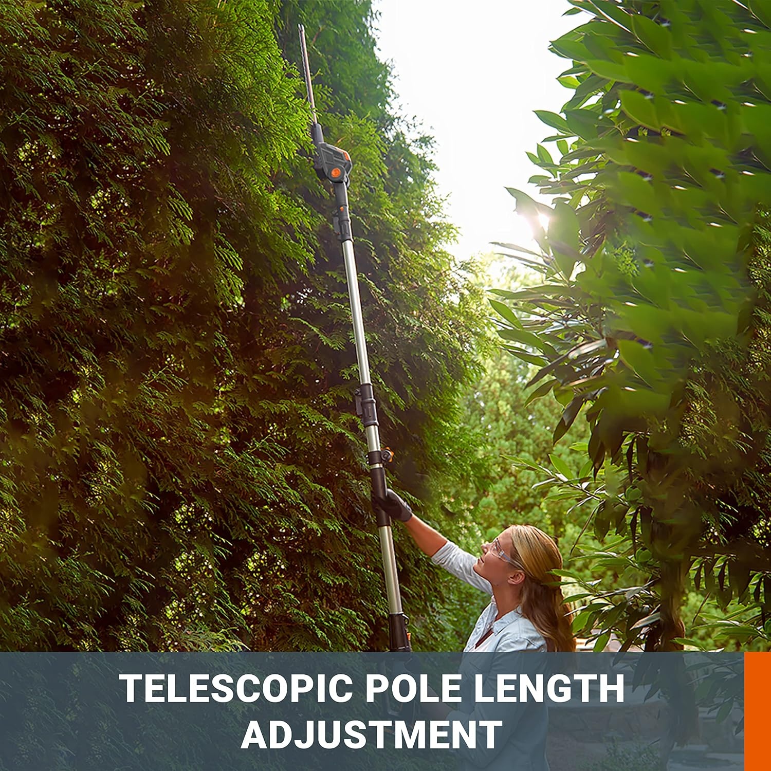 Ultralichte Heggenschaar 45cm 20V met Telescoopsteel - 29% Korting!