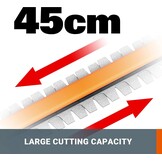 Ultralichte Heggenschaar 45cm 20V met Telescoopsteel - 29% Korting!
