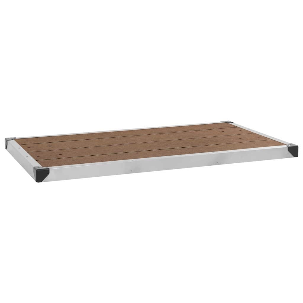 Buitendouchebak RVS 110x62 cm - Voordelig met 34% Korting!