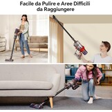 Telescopische Verlengbuis voor Dyson V7-V15 met 2-in-1 Borstel - Zwart (32% Korting!)