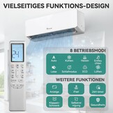 Split Airco 12000 BTU Wit A++ Koelen A+ Verwarmen - 35% Korting