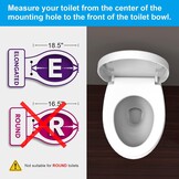 O-vormige Toiletbril Softclose & Snelsluiting - Wit - 32% Korting