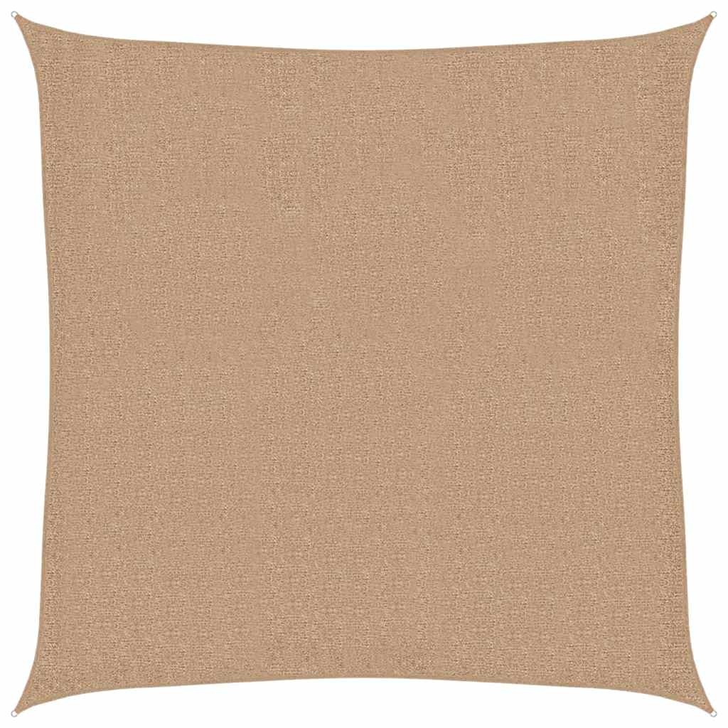 VidaXL Zonnezeil 2x2m HDPE Taupe - 32% Korting