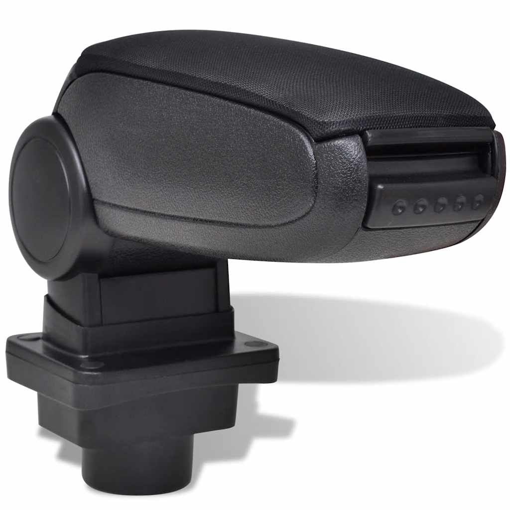 Autoarmsteun met Opbergvak, Zwart, 33% Korting, Geschikt voor Skoda Fabia MK1 (1999-2007)