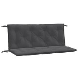 Tuinbankkussens 2 stuks 120x50x7 cm Antraciet - 33% Korting