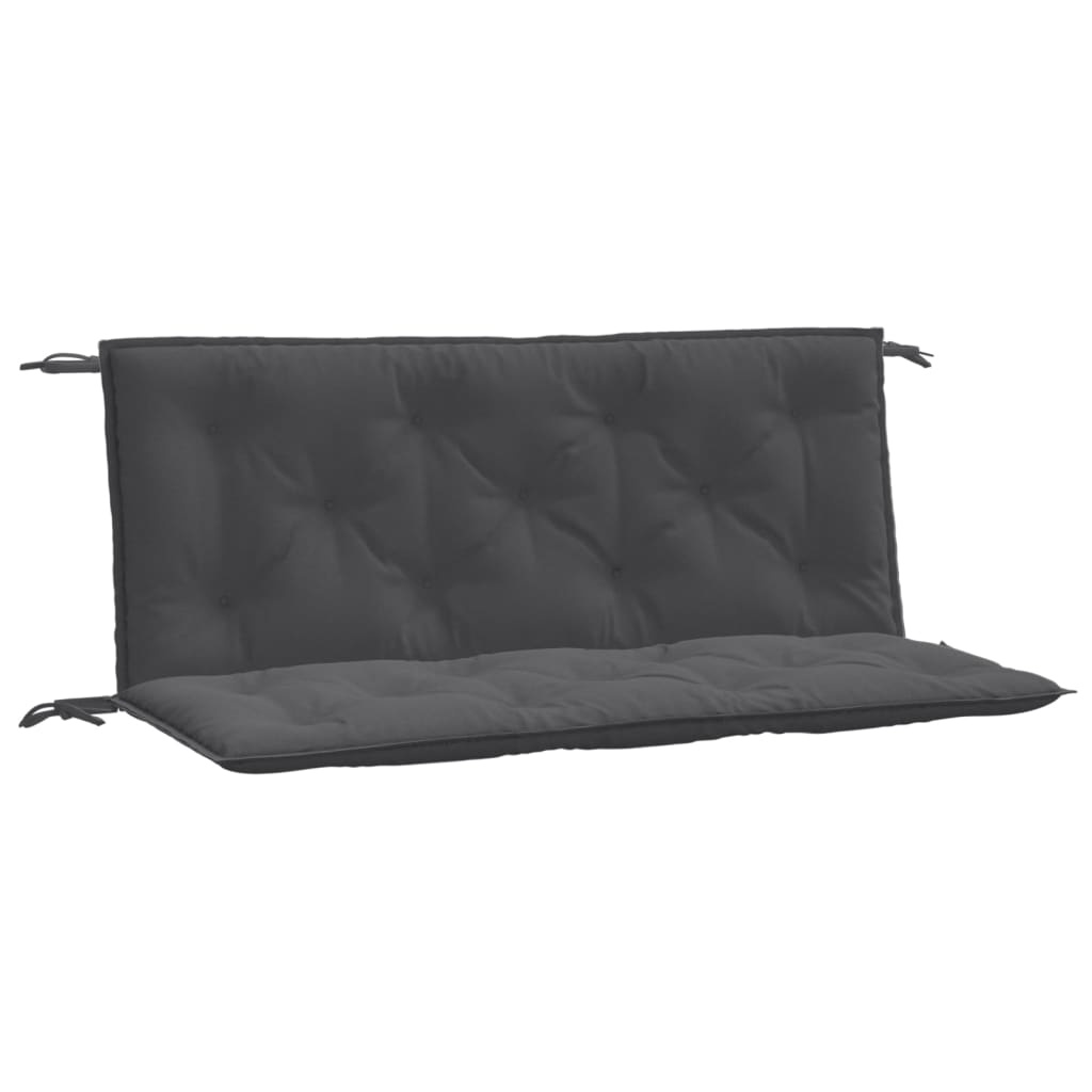 Tuinbankkussens 2 stuks 120x50x7 cm Antraciet - 33% Korting