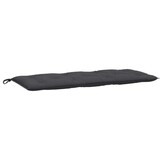 Tuinbankkussens 2 stuks 120x50x7 cm Antraciet - 33% Korting