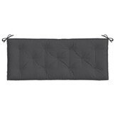 Tuinbankkussens 2 stuks 120x50x7 cm Antraciet - 33% Korting