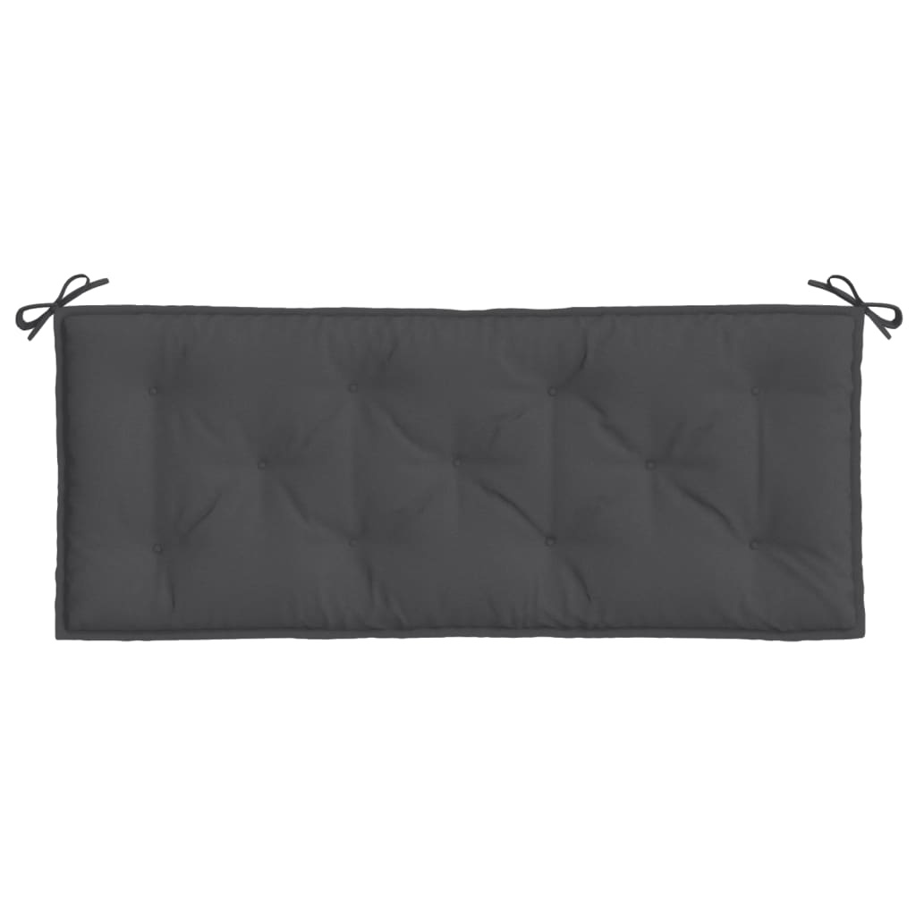 Tuinbankkussens 2 stuks 120x50x7 cm Antraciet - 33% Korting