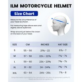 Motor Integraalhelm ILM Z501 Manta Blue XL - 35% Korting
