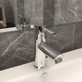 VidaXL Wastafelkraan Verchroomd - 130x176 mm - 33% Korting