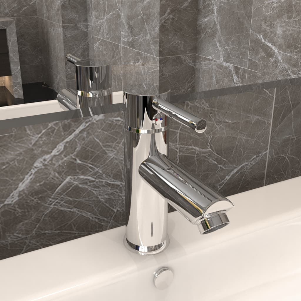 VidaXL Wastafelkraan Verchroomd - 130x176 mm - 33% Korting