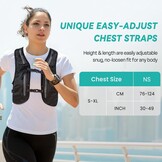 Hardloopvest met Drinkfles - Zwart - 32% Korting