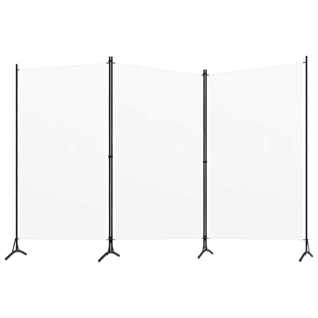 Wit Kamerscherm met 3 Panelen - 260x180 cm - 52% Korting