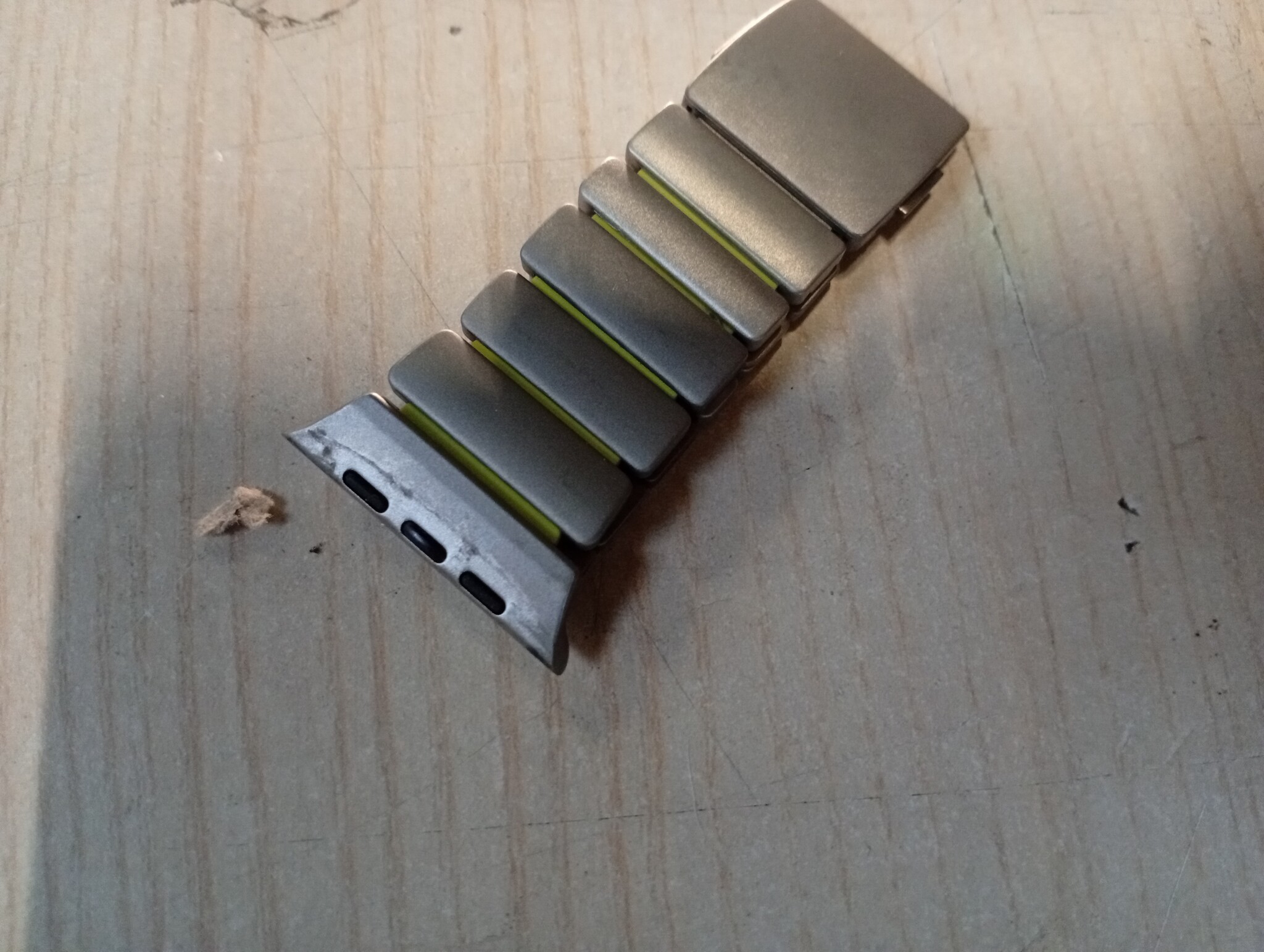 Titan Groen Apple Watch Band (42-49mm) met Magneetsluiting - 52% Korting