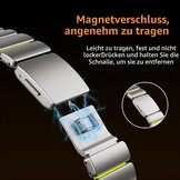 Titan Groen Apple Watch Band (42-49mm) met Magneetsluiting - 52% Korting
