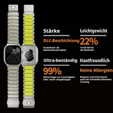 Titan Groen Apple Watch Band (42-49mm) met Magneetsluiting - 52% Korting