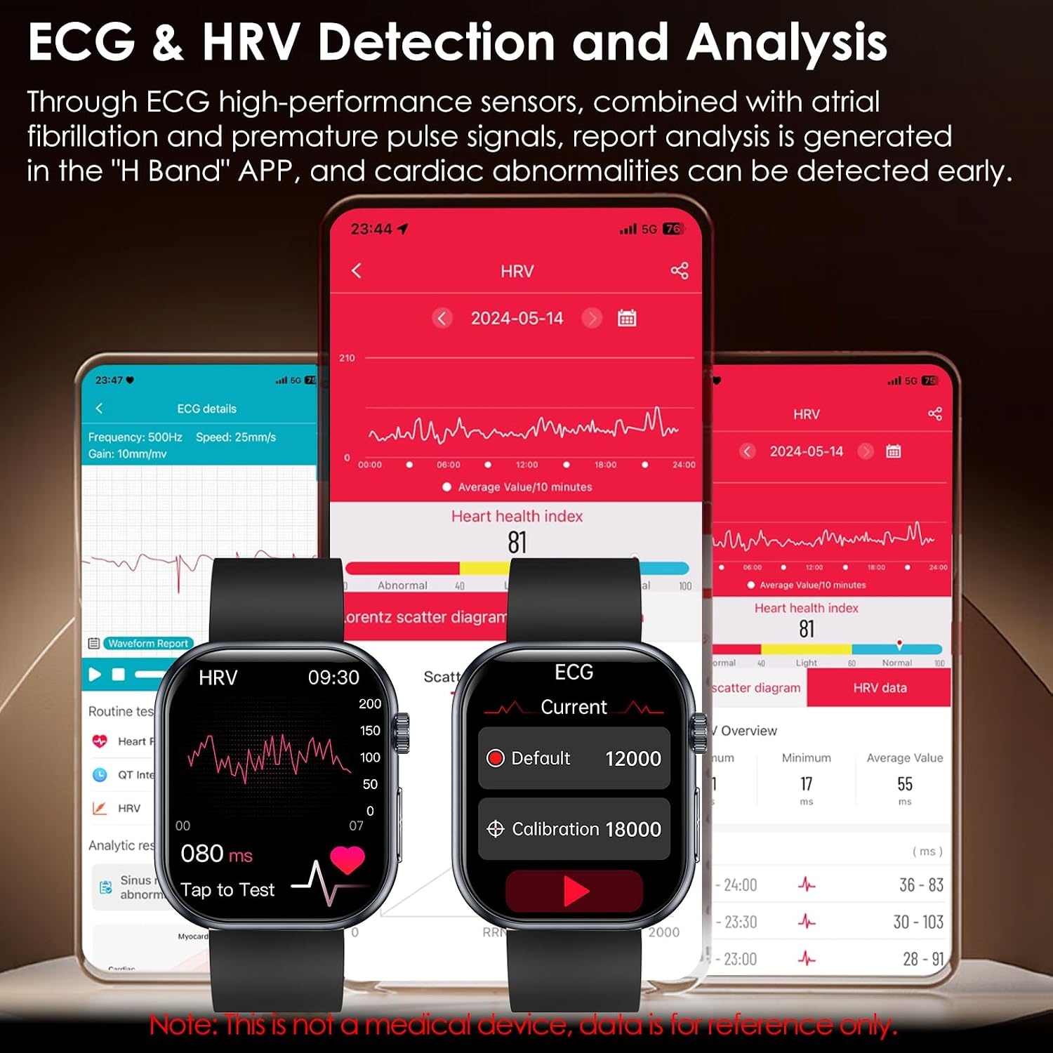 YUPENG Smartwatch 1,95 inch AMOLED - Fitness Tracker met Gezondheidsfuncties - Zwart