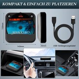 CD-speler voor auto met USB/AUX-aansluiting, externe universele cd-speler voor auto's, vrachtwagens, extra USB-verlengkabel, externe cd-drive voor laptop, pc, tv, compatibel met Android-autoradio